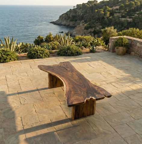 MOTU NUI SUAR WOOD DINING TABLE | 367X182CM