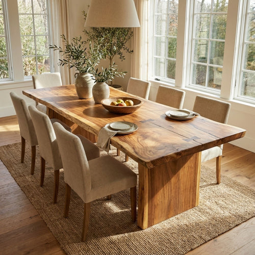 MOOREA SUAR WOOD DINING TABLE