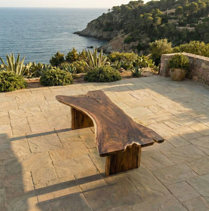 MOTU NUI SUAR WOOD DINING TABLE | 367X182CM